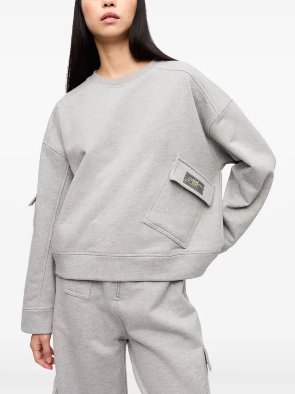NWOT Ganni Grey Sweatshirt